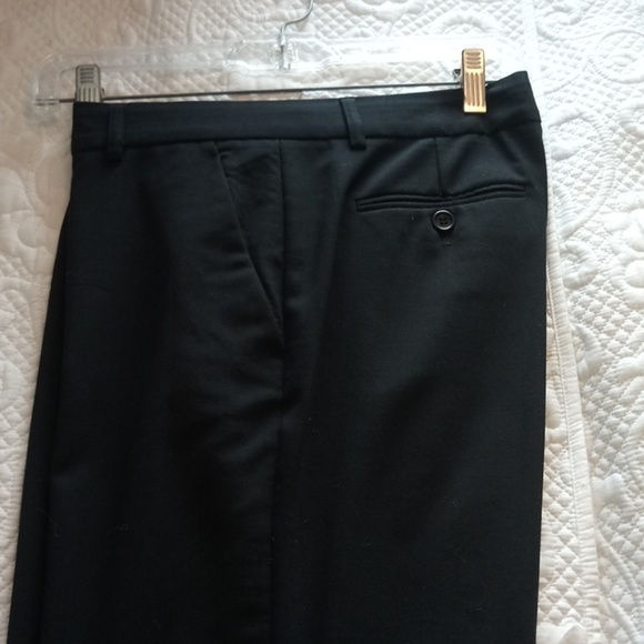 THEORY BLACK EMORY /BROADWAY PANTS SZ 4 - Picture 2 of 12